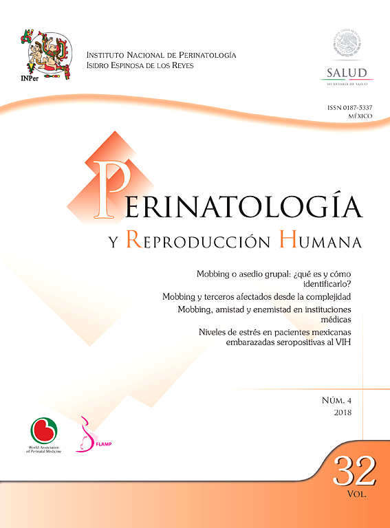 Go to journal home page - Perinatología y Reproducción Humana